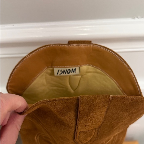 Brown Sueded Cowboy Boots - Picture 3 of 13